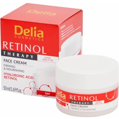 Delia Cosmetics Retinol Therapy zpevňující a výživný krém 50 ml