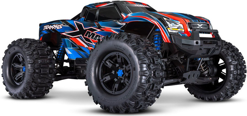 Traxxas X-Maxx 8S Belted 4WD RTR modrý TRA77096-4-BLUE 1:5