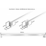 DEOKORK Plastová H - spojka / vnitřní roh 90° 500 mm - Soft cherry R11 3214009-195 RENOLIT – Hledejceny.cz