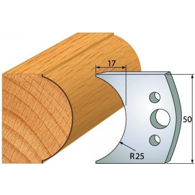 Flury Profilový nůž 50x4mm profil 546 F026-546 – Zboží Mobilmania