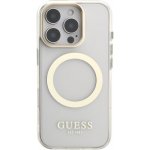 Guess IML Gold Outline kryt s výklopným stojánkem a MagSafe pro iPhone 16 Pro Max - čirý 57983125106 – Zboží Mobilmania
