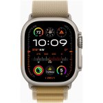 Apple Watch Ultra 2 49mm přírodní titan s žlutohnědým alpským tahem S MX4E3CS/A – Zboží Živě