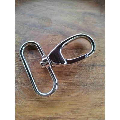 Kovová karabina průvlek 38 mm barva nikl – Hledejceny.cz