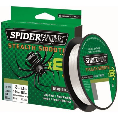 Spiderwire šňůra Stealth Smooth8 průhledná 150m 0,11mm – Zboží Dáma