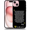 Pouzdro a kryt na mobilní telefon Apple Pouzdro Picasee ULTIMATE CASE Apple iPhone 15 - Kazma - BUĎTE TROCHU YESMANI