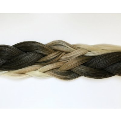 Kanekalon Easy Braid Barva: FR-28 (black-brown-blonde, ombré černá-hnědá-blond), Značka: Easy Braid – Sleviste.cz