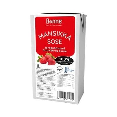 Bonne Ovocné pyré 100% Jahoda 1 l – Sleviste.cz