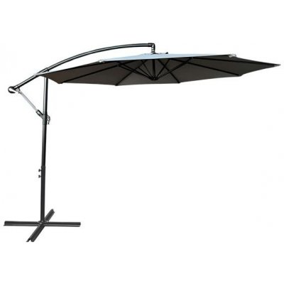 DobreSny Zahradní slunečník ASTER s UV ochranou, světle šedý, 300x300x245cm – Hledejceny.cz