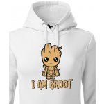 Canvas dámská mikina Groot z filmu Strážci galaxie 2 Bílá 0072 – Zboží Dáma