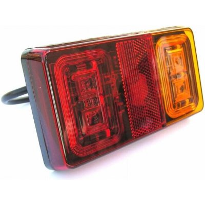 Zadní světlomet obdélníkový Sipma LED 12/24V – Hledejceny.cz