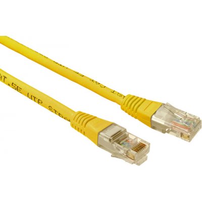 CTnet 120030 Patch, RJ45, cat. 5e, UTP, 3m, žlutý – Zbozi.Blesk.cz