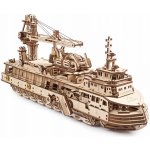 Ugears 3D mechanické puzzle výzkumné plavidlo Research Vessel 575 ks – Sleviste.cz