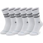 Stance Basic 3 Pack Crew A556D20SRO Bílá – Zboží Mobilmania