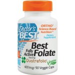 Doctor's Best Folát kyselina listová Quatrefolic­­ 400 mcg 90 kapslí – Hledejceny.cz