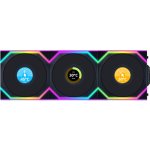 Lian Li UNI FAN SL Wireless LCD 120 Black 3ks včetně ovladače 12RSLLCD1W3B – Zboží Živě
