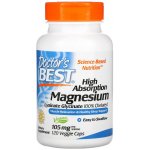 Doctor’s Best Magnesium High Absorption 100% chelated hořčík chelát 120 tablet – Hledejceny.cz