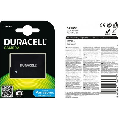 Duracell Baterie Panasonic DMW-BLD10E - 7.4v 950mAh - Li-Ion
