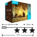 Modee ML-C3029 10LED 90cm hvězda s hvězdičkami vánoční řetěz, 2xAA teplá IP20 352753,00 – Hledejceny.cz