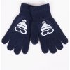 Dětské rukavice Yoclub chlapecké pětiprsté rukavice námořnická modrá