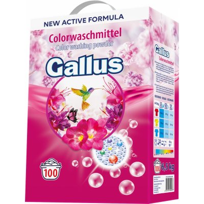 Gallus Color prášek na praní 6,5 kg 100 PD – Zboží Mobilmania