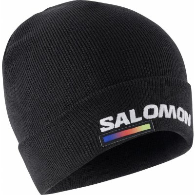 Salomon Outlife Logo Beanie LC1989100 black – Sleviste.cz