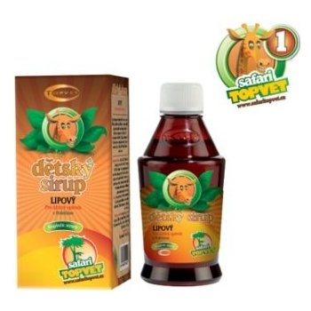 Topvet Lipový dětský sirup s fruktozou 300 g