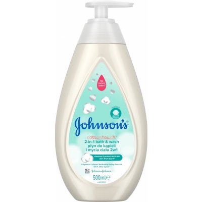 Johnson’s baby Cottontouch koupel a mycí gel 2v1 500 ml – Zbozi.Blesk.cz