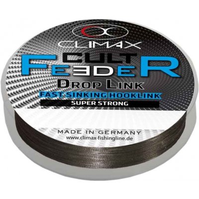 Climax Cult Potápivá Šnůra Cult Feeder Droplink Šedá 10m 0,24mm 11,8kg