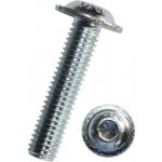 Šroub s půlkulatou hlavou ISO 7380-2 M6x12 mm nerez A2, 1 ks – Zboží Mobilmania