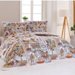 Matějovský povlečení JOSEF ČTYŘI ROČNÍ OBDOBÍ barevné bavlna hladká digitál 140x200 70x90 – Sleviste.cz