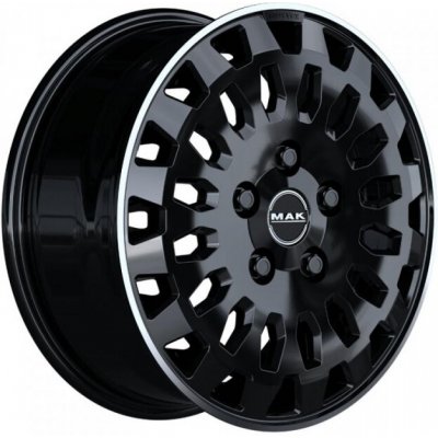 MAK OVERLAND 8x18 5x120 ET53 gloss black mirror ring – Hledejceny.cz