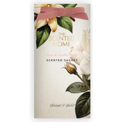 Ashleigh & Burwood Vonný sáček The Scented Home ROSE & VANILLA MUSK 15 g – Hledejceny.cz