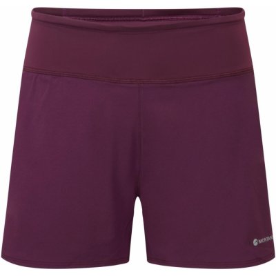 Montane FEM SLIPSTREAM TWIN SKIN SHORTS dámské kraťasy vínová – Zboží Dáma