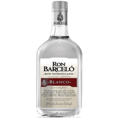 Ron Barceló Blanco Rum 37,5% 1 l (holá láhev) – Zboží Mobilmania