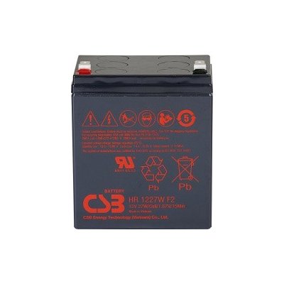 CSB BATTERY HR1227W F2 12V 6,5Ah