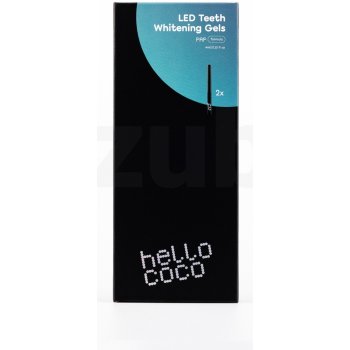 Hello Coco Bělicí gel na zuby Teeth Whitening Gels 2 x 2 ml