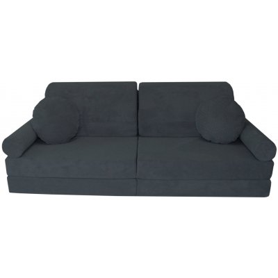 Fimex Dětská modulární rozkládací pohovka NINO DOT – pohodlná sedačka a lůžko 80 x 180 cm VZOR: grafitová – Zboží Dáma