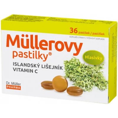 Dr. Müller Pastilky s islandským lišejníkem 36 pastilek – Hledejceny.cz