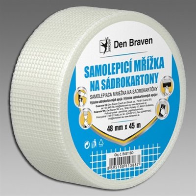 Den Braven samolepící mřížka na sádrokarton 48mm x 153m – Zboží Mobilmania