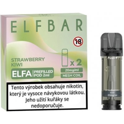 Elf Bar Vape ELF BAR ELFA POD náplň Strawberry Kiwi – Zbozi.Blesk.cz