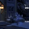 Vánoční stromek zahrada-XL Vánoční strom 128 LED modré světlo třešňový květ 120 cm
