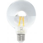 Optonica LED retro žárovka G95 E27 7W 800 lm 2700K half silver glass – Hledejceny.cz