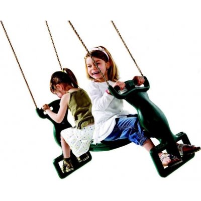 KBT dvousedadlová houpačka Duo Seater zelená – Sleviste.cz