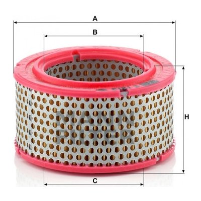 MANN FILTER Vzduchový filtr C 1213 – Hledejceny.cz