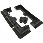 Držáky plastové pro uchycení solárních panelů + průchodka - černé (7ks sada); FV-MOUNT-SET-BK – Zboží Živě