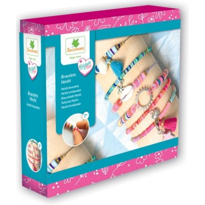 Výroba šperků - náramky z korálků Heishi - modrá a růžová – Hledejceny.cz