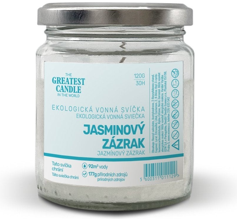 The Greatest Candle Zero-waste jasmínový zázrak 120 g