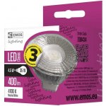 Emos LED žárovka Classic MR16 4,5W GU5,3 neutrální bílá – Sleviste.cz