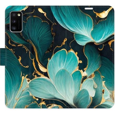 Pouzdro iSaprio flip Blue Flowers 02 Samsung Galaxy A41 – Zboží Mobilmania