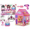 Dětský stan Lean Toys Princezna Stan pro děti Beauty Salon Růžové doplňky Crown